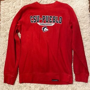 Red CI sport crewneck